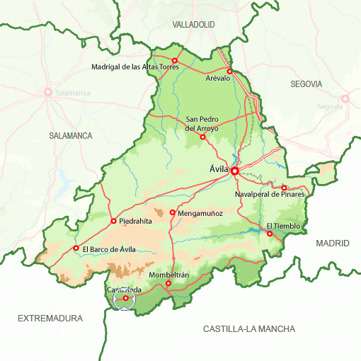 Mapa situacion Candeleda